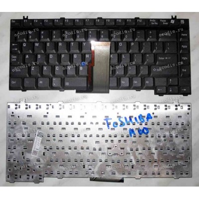 Keyboard Toshiba Satellite M20, Pro 6***, Tecra TE2*** (Black/Matte/US) чёрная матовая PointStick