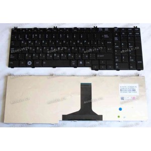 Keyboard Toshiba Satellite A50*, L35*, L55*, P30*, P50*, Qosmio X305-****, G50,F50 (Black/Glossy/RUO) чёр
