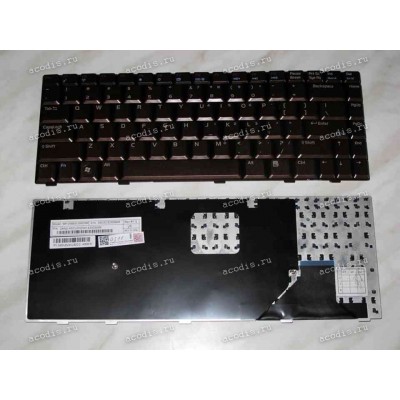 Keyboard Asus A8*,A86,A88,V6000*,V6800*,VX1,W3*,W3000*,W6,W6000,Z99*(Brown/Matte/US) коричневая матовая