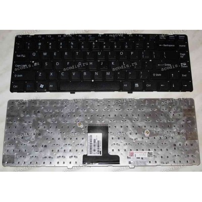 Keyboard Sony VPC-EA (p/n:148792021) (Black-Black/Matte/US) черная