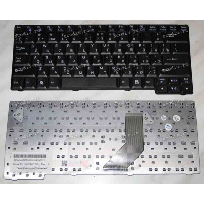 Keyboard LG E200, E210, E300, E310, ED310 (Black/Matte/RUO) чёрная матовая русифицированная