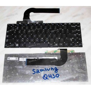 Keyboard Samsung NP-Q430 (p/n: BA59-02792A) (Black/Matte/US) чёрная матовая