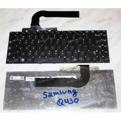 Keyboard Samsung NP-Q430 (p/n: BA59-02792A) (Black/Matte/US) чёрная матовая