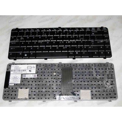 Keyboard HP/Compaq 653*, 637*, CQ510, CQ511, CQ515, CQ516, CQ610, CQ615 (Black/Matte/US) черная матовая