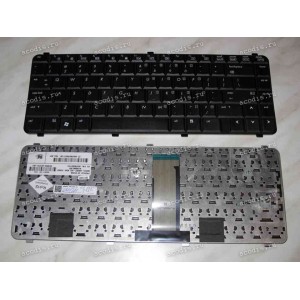 Keyboard HP/Compaq 653*, 637*, CQ510, CQ511, CQ515, CQ516, CQ610, CQ615 (Black/Matte/US) черная матовая