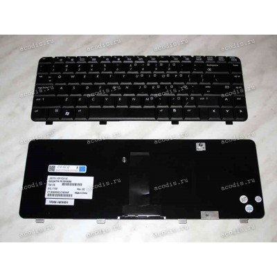 Keyboard HP/Compaq 500, 510, 520, 530 (Black/Matte/US) черная матовая