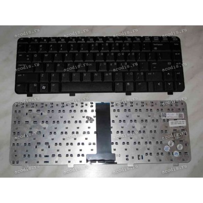 Keyboard HP/Compaq 6520s, 6720s, 540, 550 (Black/Matte/US) черная матовая