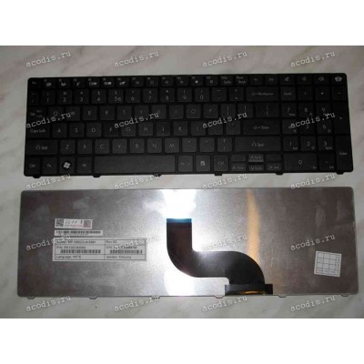 Keyboard Acer Aspire 5755G, 5830T, 5830G, Gateway NV53A, NV55C, NV59, NV59C (Black/Matte/US) чёрная матовая