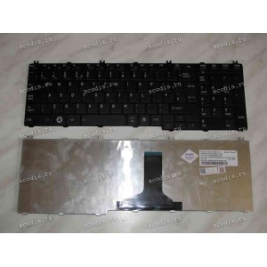Keyboard Toshiba Satellite C65*, L65*, L67* (Black/Matte/UK) чёрная матовая Keyboard Toshiba Satellite C65*, L65*, L67* (Black/Matte/UK) чёрная матовая