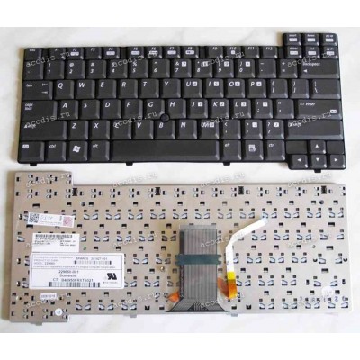 Keyboard HP/Compaq Evo N620C (Black/Matte/US) чёрная матовая PointStick