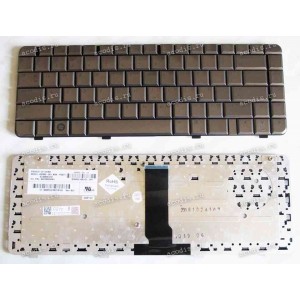 Keyboard HP/Compaq dv3000x, dv3500x (Coffee/Glossy/US) кофе глянцевая