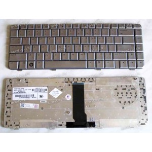 Keyboard HP/Compaq dv3000x, dv3500x (Silver/Glossy/US) серебристая глянцевая