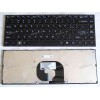 Keyboard Sony VPC-Y, VPC-Y115, VPC-Y118 (p/n:148795411) (Black-Black/Matte/US) черная в черной рамке мат