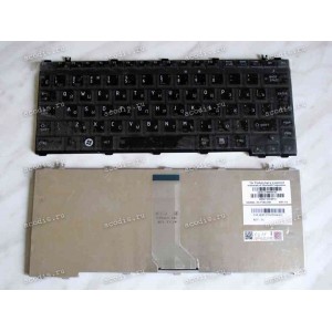 Keyboard Toshiba Satellite M800, U400, U405, U405D (Black/Glossy/RUO) чёрная глянц. русиф