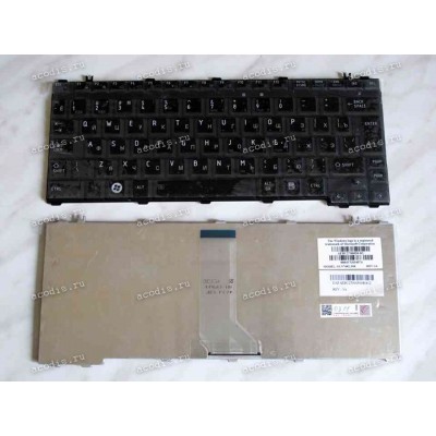 Keyboard Toshiba Satellite M800, U400, U405, U405D (Black/Glossy/RUO) чёрная глянц. русиф