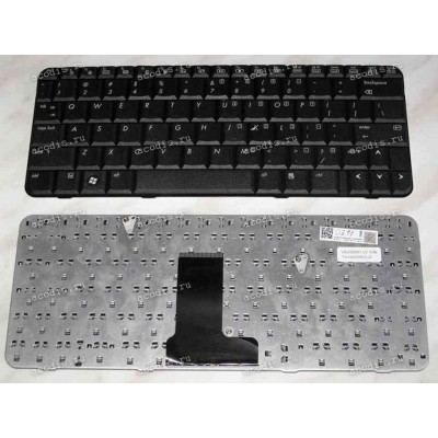 Keyboard HP/Compaq Presario CQ20, Compaq 2230, 2230s (Black/Matte/US) черная матовая