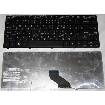 Keyboard Acer Aspire 3410T, 3810*, 4410T, 4535, 4736, 4810*, 4935 (Black/Matte/RUO) черная матовая русифицир.