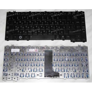 Keyboard Toshiba Satellite A2**,A3**,M2**,M3**,L3**,Satellite Pro M200 (Black/Matte/RUO) черная мат.русиф