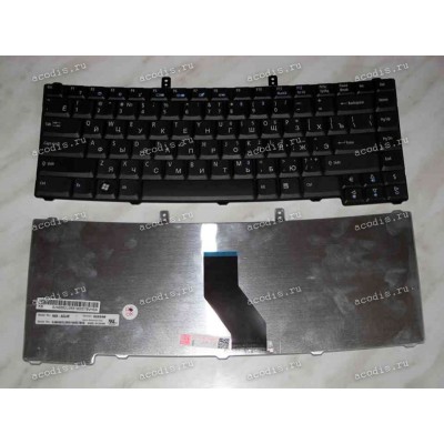Keyboard Acer TravelMate 4320, 4520, 47**, 5***, 7***, Extensa 4120, 5*** (Black/Matte/RUO) черная мат.