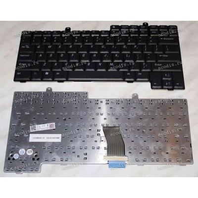 Keyboard Dell Latitude D500,D505,D600,D800,Inspiron 500m,510m,600m,8500 (Black/Matte/US) чёрная матовая