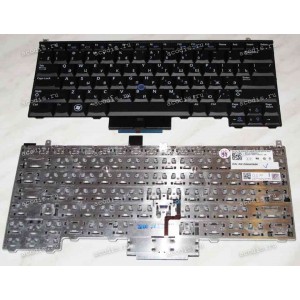 Keyboard Dell Latitude E4310 (Black/Matte/RUO) чёрная матовая PointStick