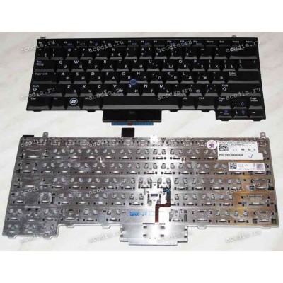 Keyboard Dell Latitude E4310 (Black/Matte/RUO) чёрная матовая PointStick