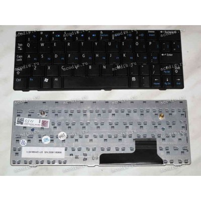 Keyboard Dell Mini 9 (Black/Matte/US) чёрная матовая