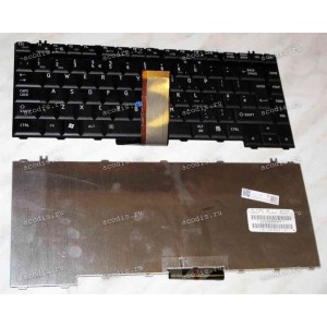 Keyboard Toshiba Satellite Pro S200, Tecra A9, M9 (Black/Matte/UK) чёрная матовая PointStick