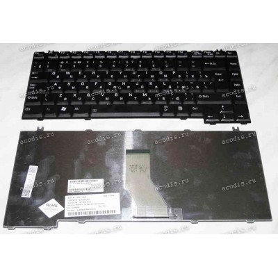 Keyboard Toshiba Satellite 113*,14**,19**,24**,A/M/P/S (Black/Matte/US) чёрная матовая