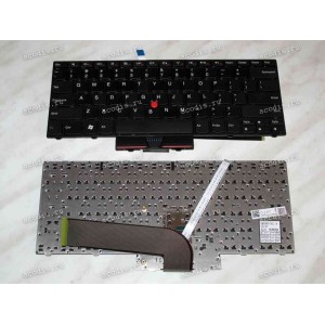 Keyboard Lenovo ThinkPad Edge 14, E40, E50 (Black/Matte/US) чёрная матовая PointStick Keyboard Lenovo ThinkPad Edge 14, E40, E50 (Black/Matte/US) чёрная матовая PointStick