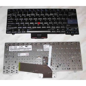 Keyboard Lenovo ThinkPad SL300, SL400, SL400C, SL500, SL500C (Black/Matte/US) чёрная матовая PointStick