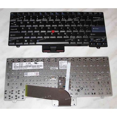 Keyboard Lenovo ThinkPad SL300, SL400, SL400C, SL500, SL500C (Black/Matte/US) чёрная матовая PointStick