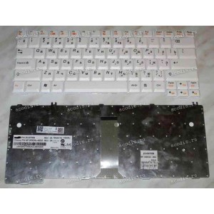 Keyboard Lenovo 3000 Series C/N/V/Y, IdeaPad Y510, Y520 (White/Matte/RUO) белая матовая русиф. Keyboard Lenovo 3000 Series C/N/V/Y, IdeaPad Y510, Y520 (White/Matte/RUO) белая матовая русиф.