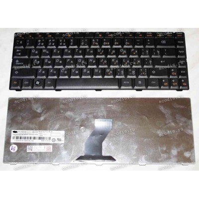 Keyboard Lenovo IdeaPad B450 (Black/Matte/RUO) чёрная матовая русифицированная