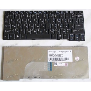 Keyboard Gateway LT20, LT2000, LT2003C = Keyboard Acer Aspire One 531, A110, A150, AOA150, AOD150, AOD250, D150, D250, ZG5 (Black/Matte/RUO)