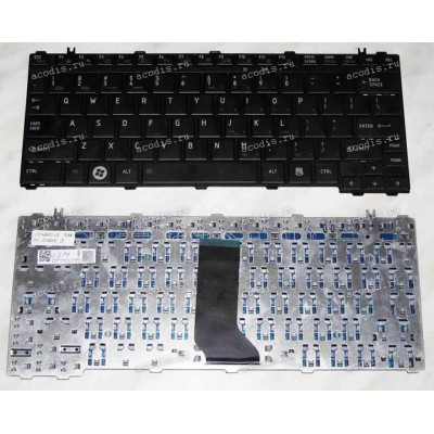 Keyboard Toshiba Satellite T135, Portege M900, U500, U505 (Black/Matte/US) чёрная матовая