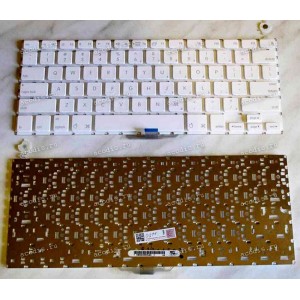 Keyboard Apple MacBook 13.3" A1181, A1138, A1185 (White/Matte/US) белая матовая