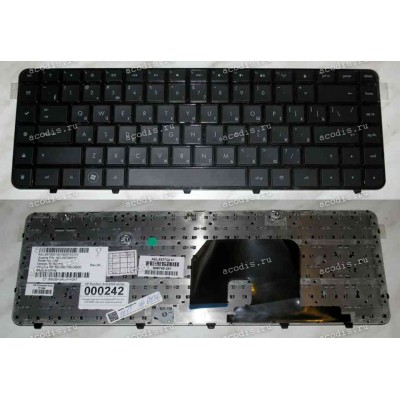 Keyboard HP/Compaq dv6-3000, dv6T-3000, dv6Z-3000 (Black/Matte/RUO) чёрная матовая русиф.