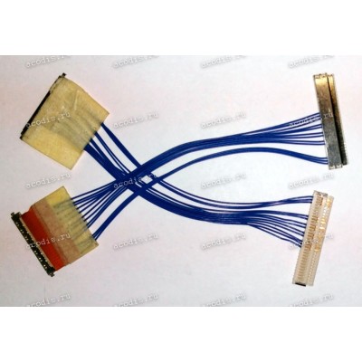 Переходник 20pin 22mm flat к кабелю на 30pin 32mm flat к матрице w/o EDID trace (длина 100 мм) (TD/AK-CCF18)