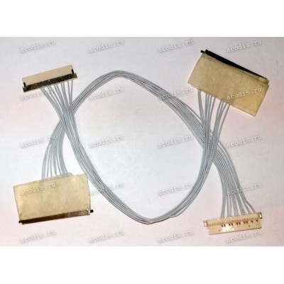 Переходник 20pin 25mm к кабелю на 20pin 22mm(T-S) к матрице(длина 100 мм) w/o EDID trace (TD/AK-CCF17)