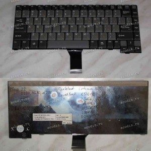 Keyboard Clevo 22S, 2200*, 2300*, 2700*, D220, D230S, M220, iRU Intro 1214 Б/У (Grey/Matte/RUO) серая мат. рус.