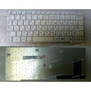 Keyboard Samsung NP-Q35, Q45, Q68, Q70, Q208, Q210 (p/n: BA59-02061L/M) (White/Matte/RUO) белая матовая рус