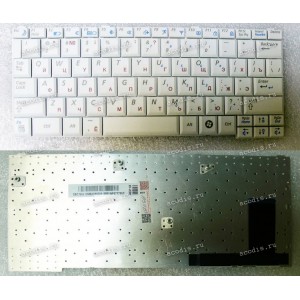 Keyboard Samsung NP-Q35, Q45, Q68, Q70, Q208, Q210 (p/n: BA59-02061L/M) (White/Matte/RUO) белая матовая рус