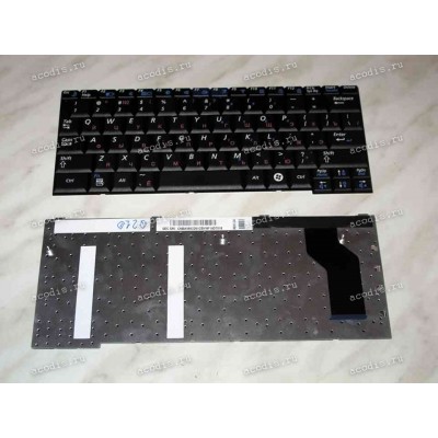 Keyboard Samsung NP-Q35, Q45, Q68, Q70, Q208, Q210 (p/n: BA59-02261C) (Black/Matte/RUO) чёрная матовая русиф