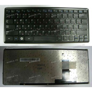 Keyboard Samsung NP-X360 (p/n: BA59-02293C) Б/У (Black/Matte/RUO) чёрная матовая в чёрной рамке русифицированная