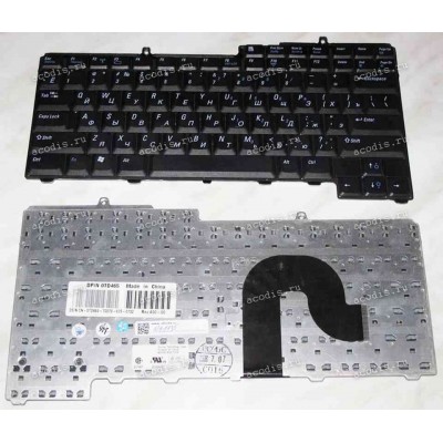 Keyboard Dell Inspirion 1300, B120, B130, Latitude 120L Б/У (Black/Matte/RUO) чёрная матовая русифициров
