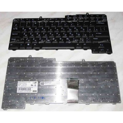 Keyboard Dell Inspiron 131L, 1501, 630m,640m,6400,9400,E1405,E1505,E1705 /  XPSM140 Б/У (Black/Matte/RUO)