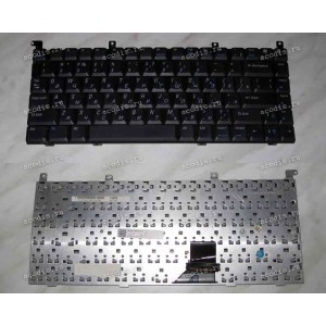Keyboard Dell Latitude 100L, V710, V740, Inspiron 1000, 1100x, 2600x, 5100x Б/У (Black/Matte/RUO) чёрная