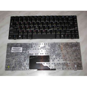 Keyboard Fujitsu Siemens Amilo A1655, L1310, L1310G, Li1705, Pa1538, Amilo Pro V2030, V2035, V2055, V3515 / MSI Megabook S250 (Black/Matte/RUO) чёрная матовая русифицированная