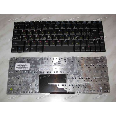 Keyboard Fujitsu Siemens Amilo A1655, L1310, L1310G, Li1705, Pa1538, Amilo Pro V2030, V2035, V2055, V3515 / MSI Megabook S250 (Black/Matte/RUO) чёрная матовая русифицированная